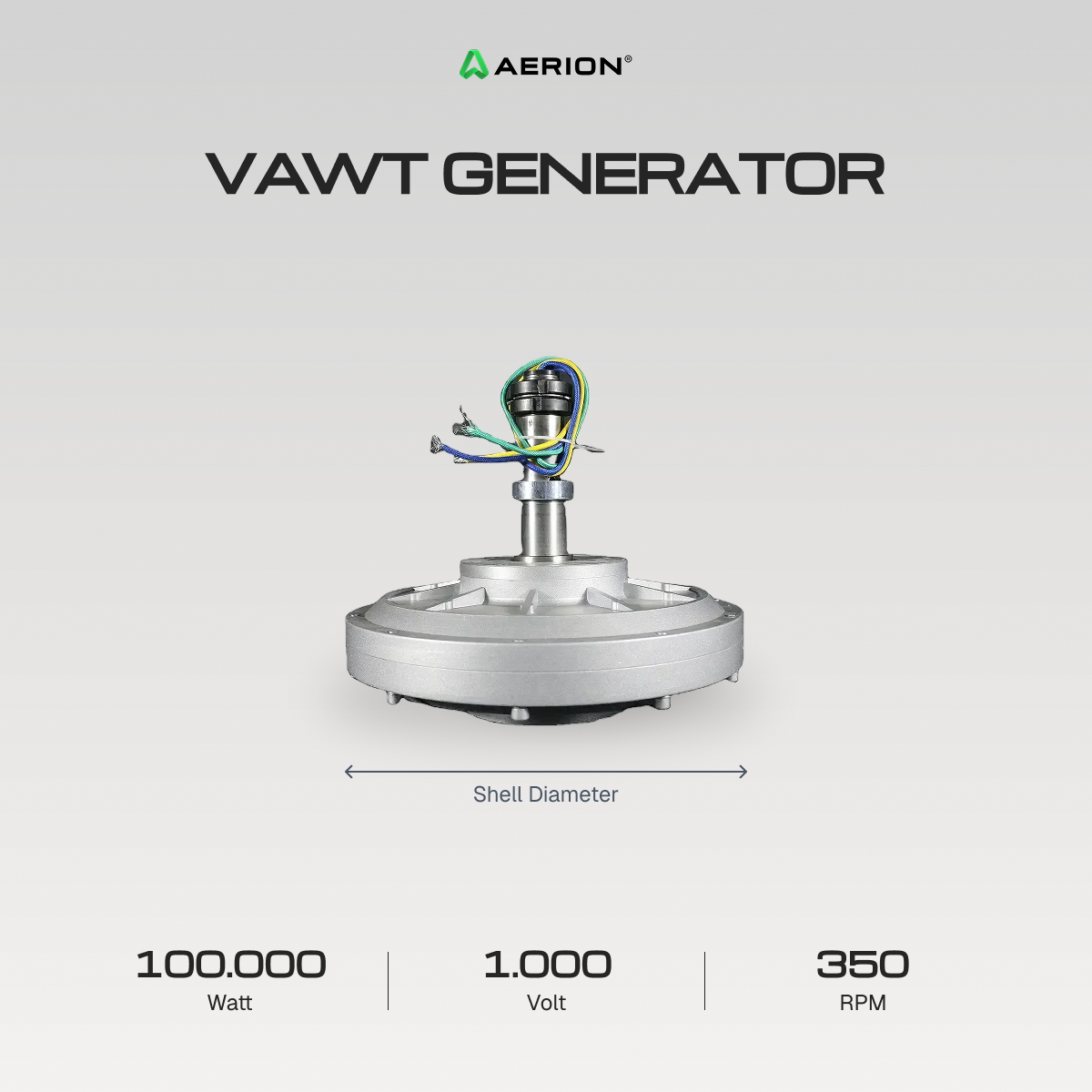 AFG - 30KW - 600V - 350RPM