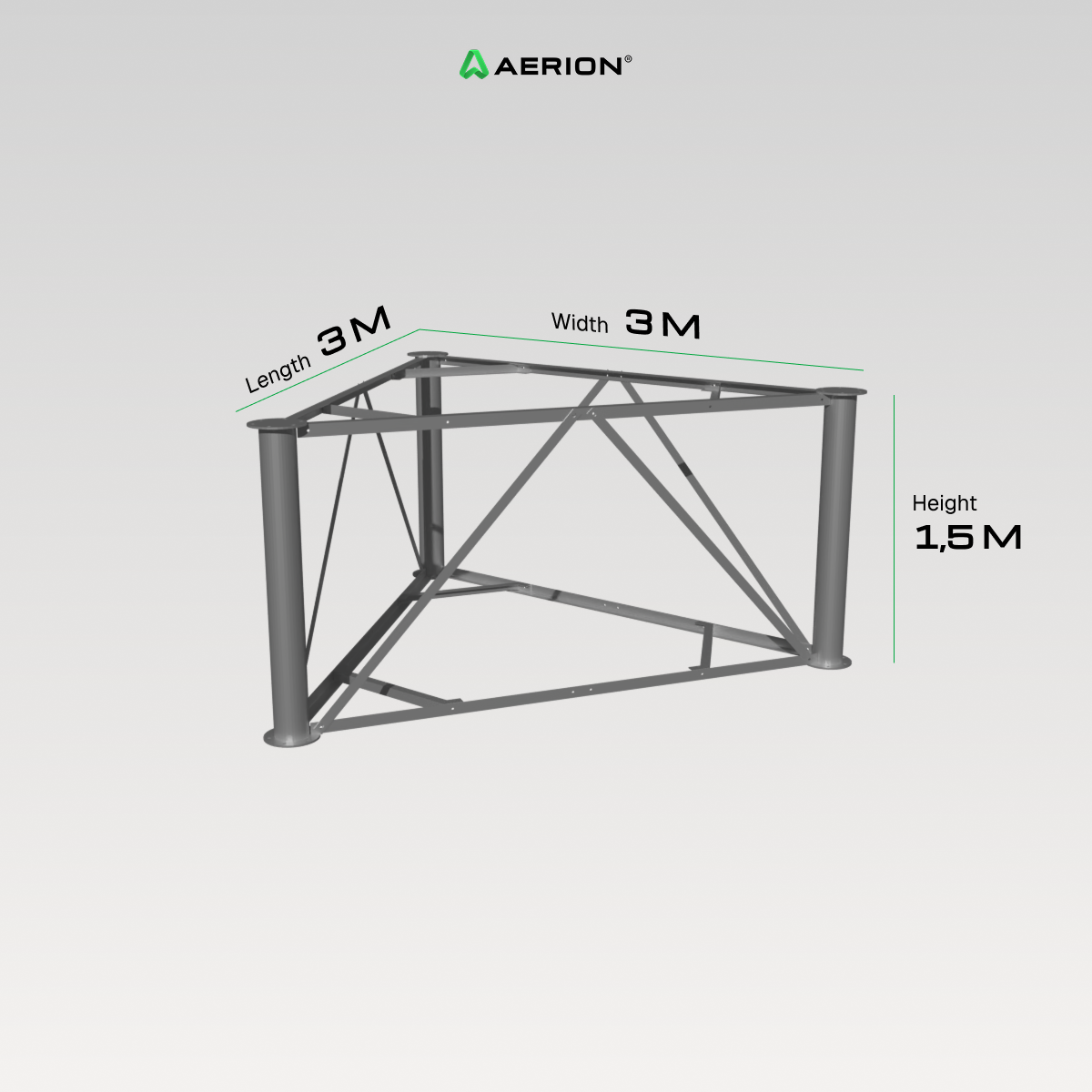 Triangular Pole - Tubular - HX